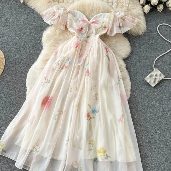 Dresses & Skirts - Off the Shoulder Sexy Strap Dress Summer Strapless Corset Maxi
